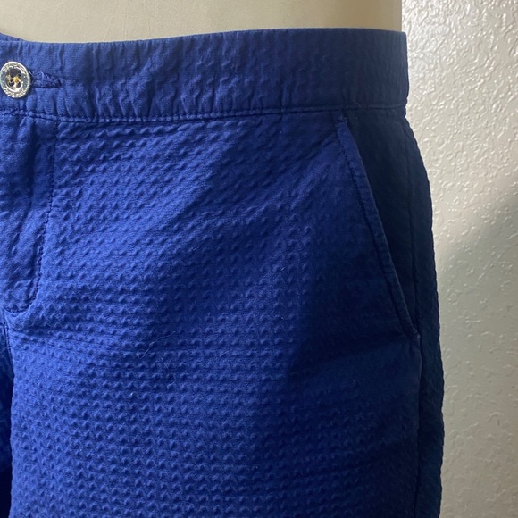 Navy blue Lilly PULITZER Scalloped Women Shorts - Picture 4 of 7